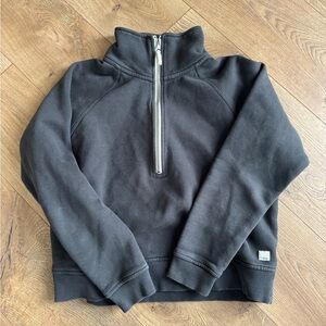 Vuori Restore Black Half-Zip Women's Sweater - size Small